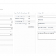 Konfiguration Suche